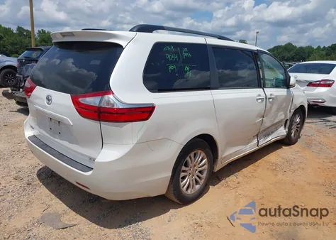 2015 Toyota Sienna Xle 8 Passenger z USA, uszkodzony, nr VIN 5TDYK3DC2FS689838